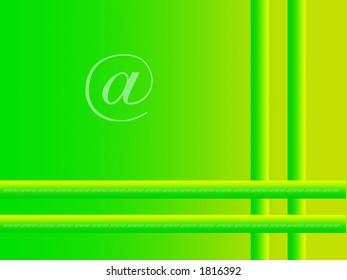Green internet background
