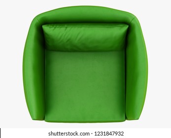 lounge chair top view