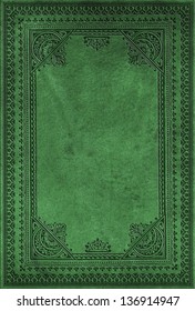 Green Leather Book Cover