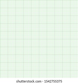 Green Line Graph Paper Grid