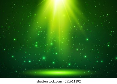 Green Magic Top Light Horizontal Background