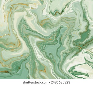 Green marble texture, ink pattern liquid swirl paint luxurious art ideas concept. luxury emerald green tone background - Powered by Shutterstock