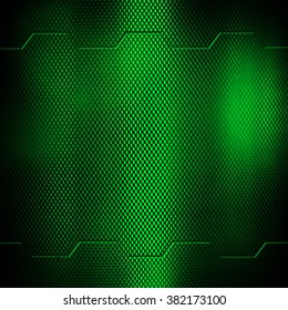 green metal design background