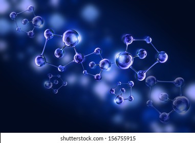 Green Molecule Dna Cell Illustration