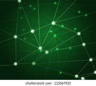 Green Network Background