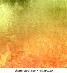 Green orange background gradient and grunge texture    abstract fall colors