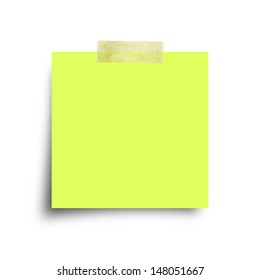 green post it note png