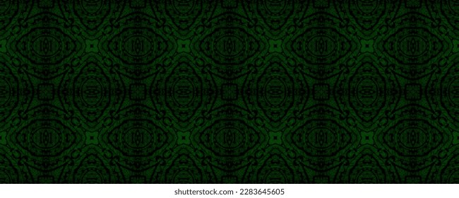 Green Pen Texture. Line African Print. Ink Craft Background. Black Geometric Drawn. Ancient Wall Surface. Green Pen Drawing. Oriental Wall Texture. Rough Dark Design Pattern. Turkish Scribble Batik - Powered by Shutterstock