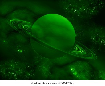 The Green Planet in space