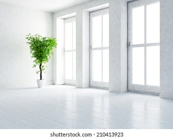 179,460 White room with green plant Images, Stock Photos & Vectors ...