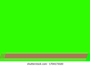 green screened lower third for news
