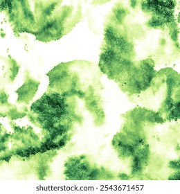 Green Spiral Fabric Paint.  Dark Acrylic Shibori Pattern. Light Abstract Fashion Trends  Wallpaper. Chinese Green Brush. Bright Light Backdrop. - Powered by Shutterstock