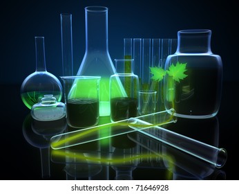 chlorophyll alcohol experiment