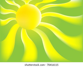 Green Sun background