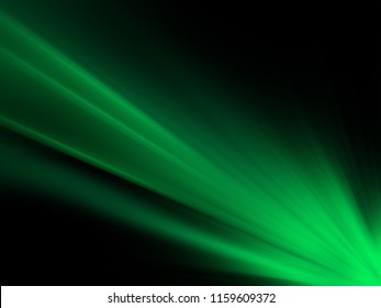     Green Sun Rays Background 