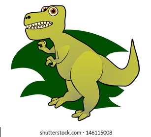 Green Trex Dinosaur Stock Illustration 146115008 | Shutterstock