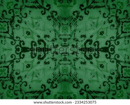 Green Watercolor Geometric Background. Emerald Ikat Embroidery. Sage Fashion Textures Art. Jade Watercolor Geometric Background. Digital Geometric Painting. Ikat Distress.