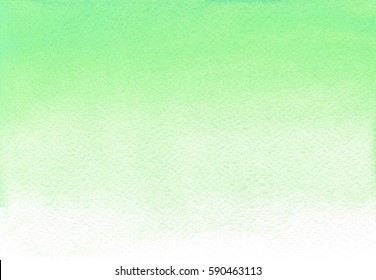 Green watercolor gradient background