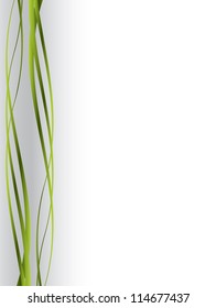 Green wave lines