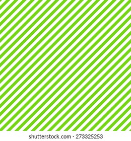 Green And White Diagonal Stripes Pattern Background, Seamless Texture