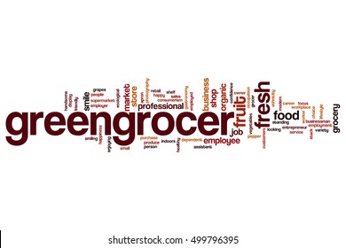 Greengrocer word cloud concept - Powered by Shutterstock