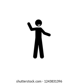 Child Pointing Icon Element Child Icon Stock Illustration 1226419483 ...