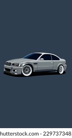 Grey E46 Germany Sedan High Performance