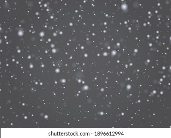 Grey Snow For A Background, Color Display Product.