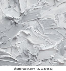 Grey And White Oil Paint Abstract Background Oil Paint Ash
