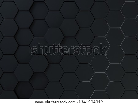 grid of hexagons