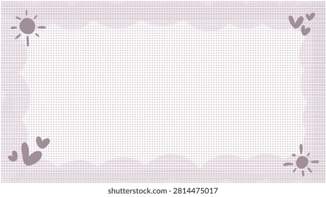 a grid pattern featuring sun and star. ideal for wallpaper, walldecor, fabric printed, home decor and also power pint backgrounf