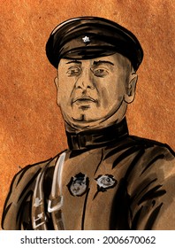 Grigory Kotovsky Was An Soviet Military And Political Activist, And Participant In The Russian Civil War. He Made A Career From Being A Gangster And Bank Robber To Eventually Becoming A Red Army  