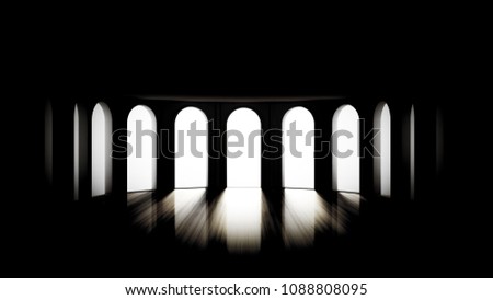 Similar – Image, Stock Photo Clear view to the Mediterranean Sea