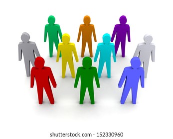 3,933 3d man different colors Images, Stock Photos & Vectors | Shutterstock