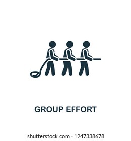 Group Effort icon. Premium style design from teamwork collection. UX and UI.Pixel perfect group effort icon for web design, apps, software, printing usage. - Powered by Shutterstock