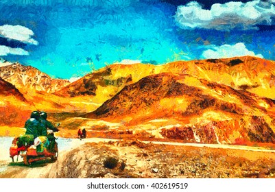 自転車 山道 のイラスト素材 画像 ベクター画像 Shutterstock