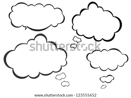 Group of though bubbles