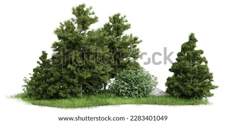 Similar – Image, Stock Photo Group of trees and cows