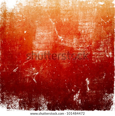 Similar – Wall with layers of red, orange and white paint weathered by the sun