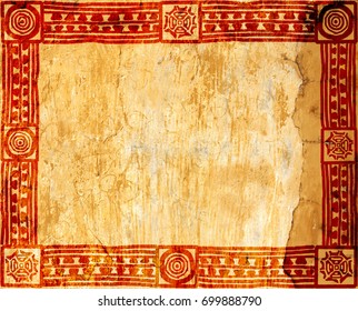 Horizontal Background American Indian Traditional Patterns Stock ...