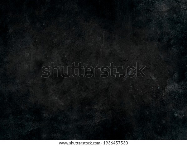 Grunge black watercolor background with dark\
gray cracks and wrinkled creases on old grainy paper in abstract\
painted vintage\
illustration