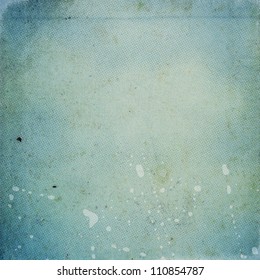 Grunge Blue Paper Texture, Distressed Background