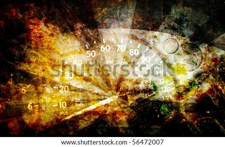 Grunge dash board