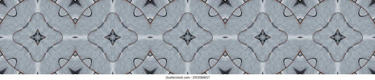 Grunge Endless Picture. Decorative Slate Sky Stains. Blue Endless Wallpapers. Motley Illustration. Monochrome Fantasy Slate Tone. Tracery Material Pattern.