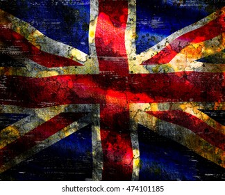 Grunge England Flag