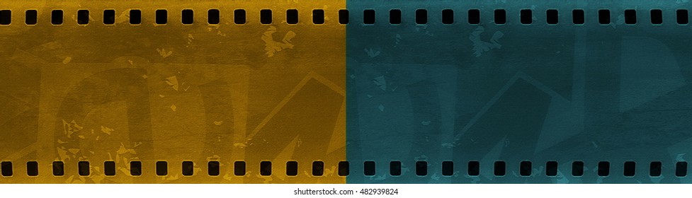 grunge film strip background