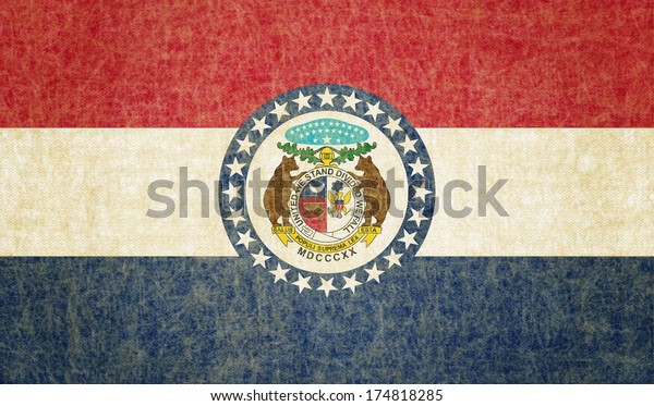 Grunge Missouri State Flag Stock Illustration 174818285 | Shutterstock