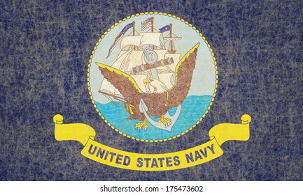 Grunge Naval Forces US Flag