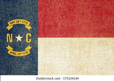 Grunge North Carolina State Flag