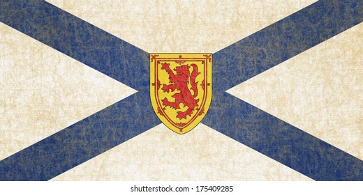 Grunge Nova Scotia Flag